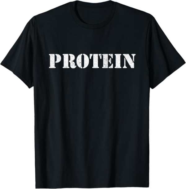 Protein Shirt Funny Gym TShirt Plants have Protein Vegan T-S... - Image 2